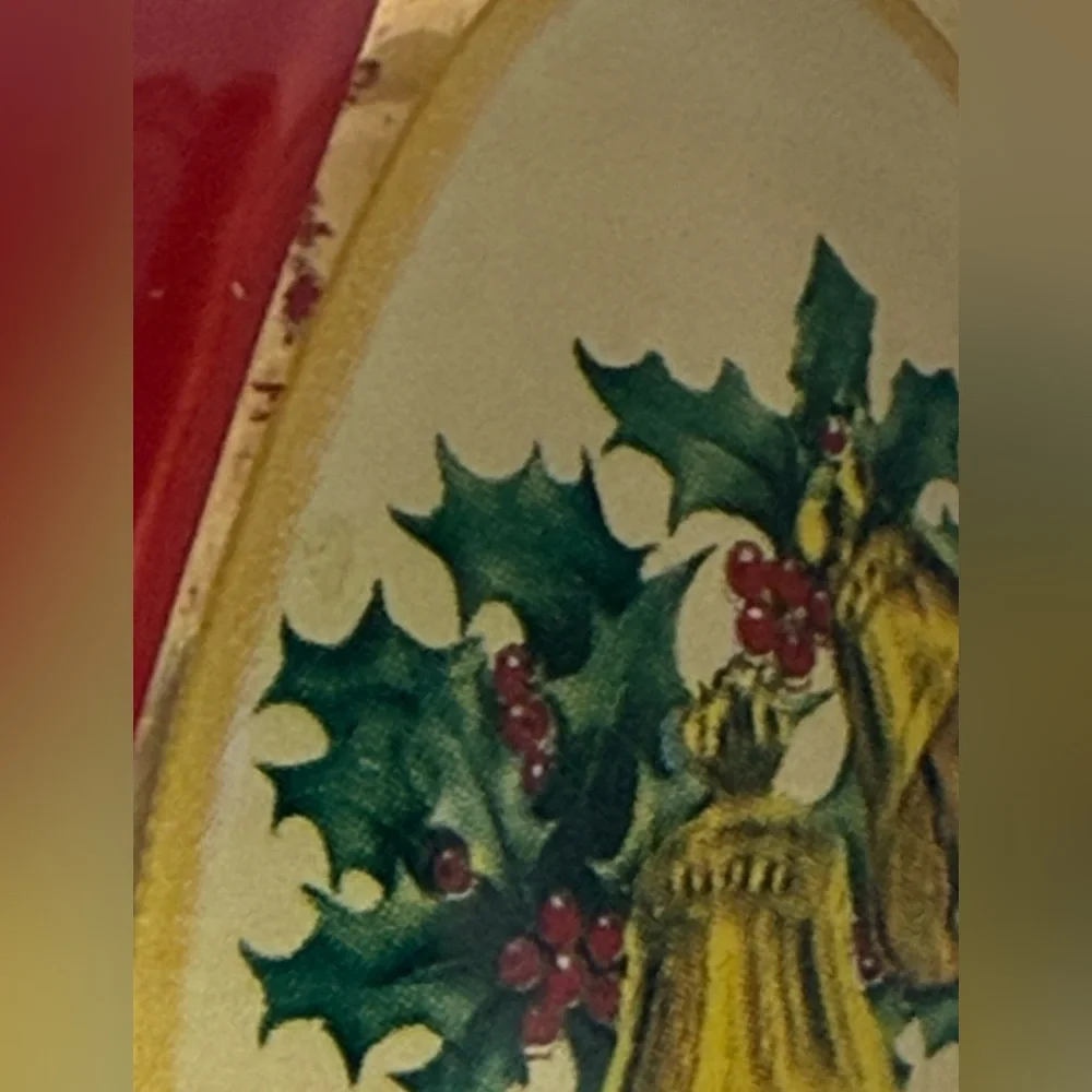 Valerie Parr Hill Porcelain Christmas Ornament Musical Egg Joy To The World 4.5